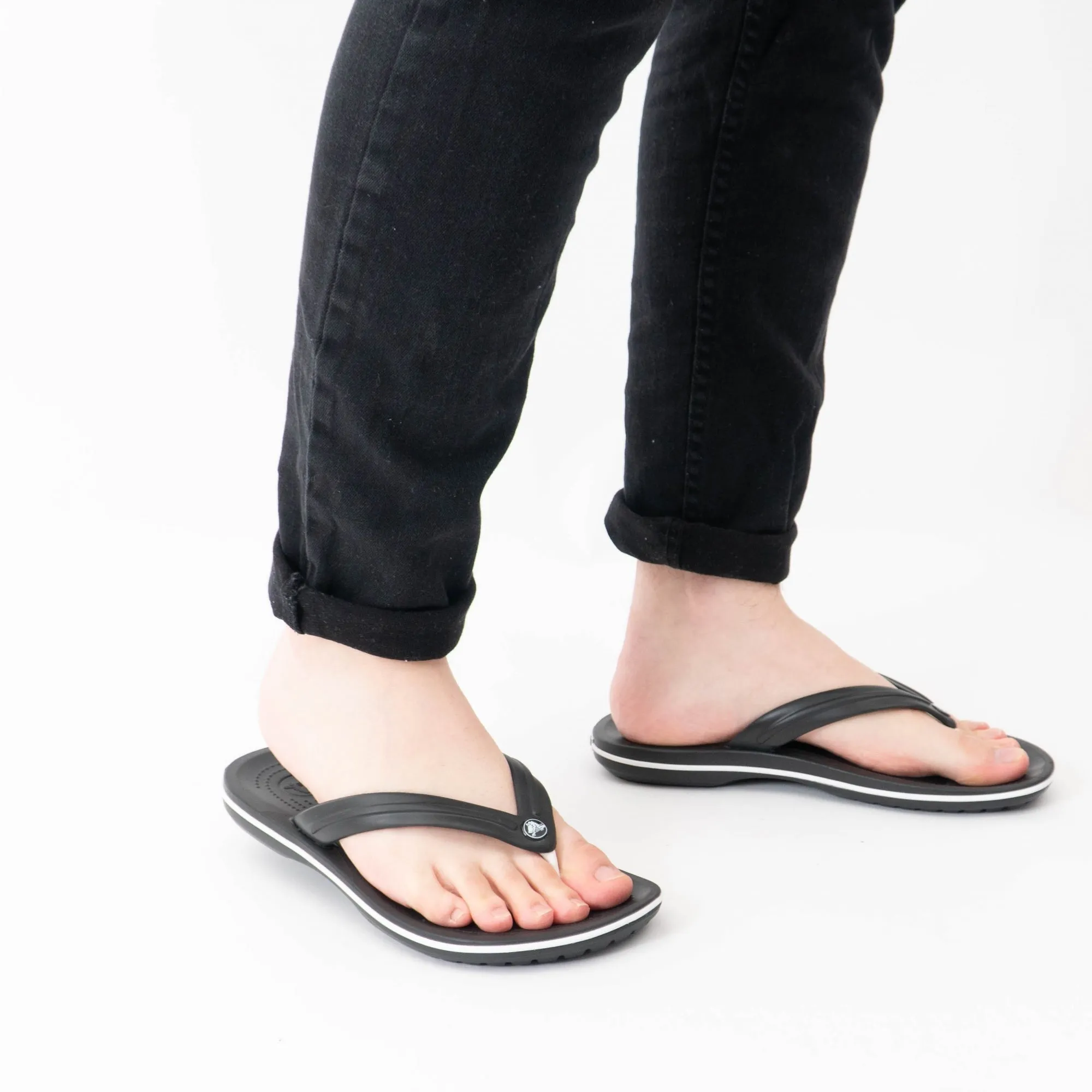 11033-001 CROCBAND FLIP Unisex Flip-Flops Black