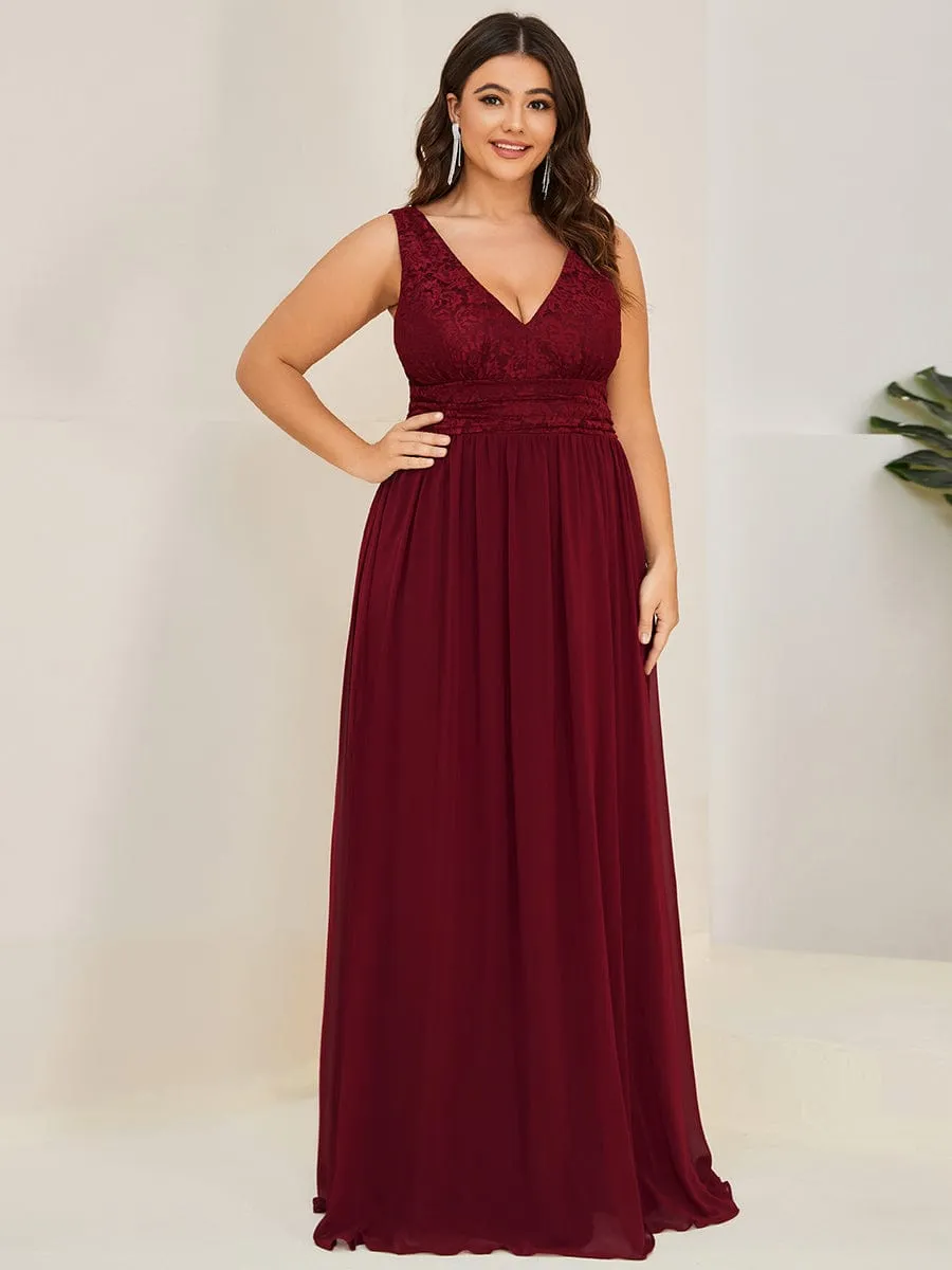 A Line Sleeveless Wholesale Bridesmaid Gowns