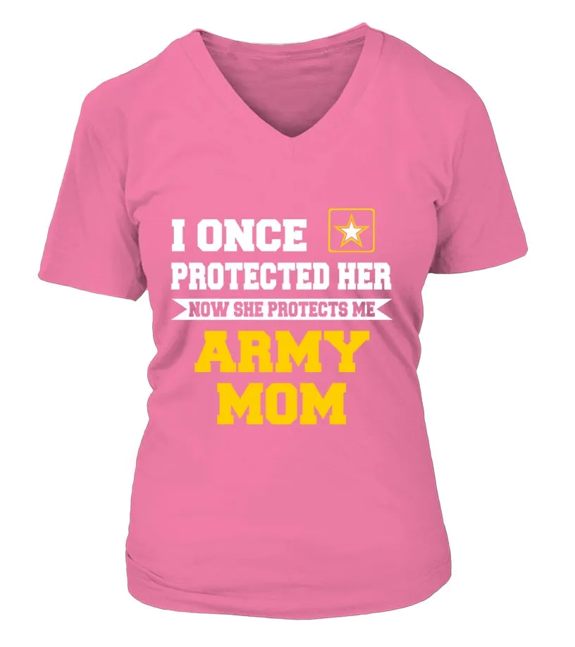 Army Mom Daughter Once Protect T-shirts