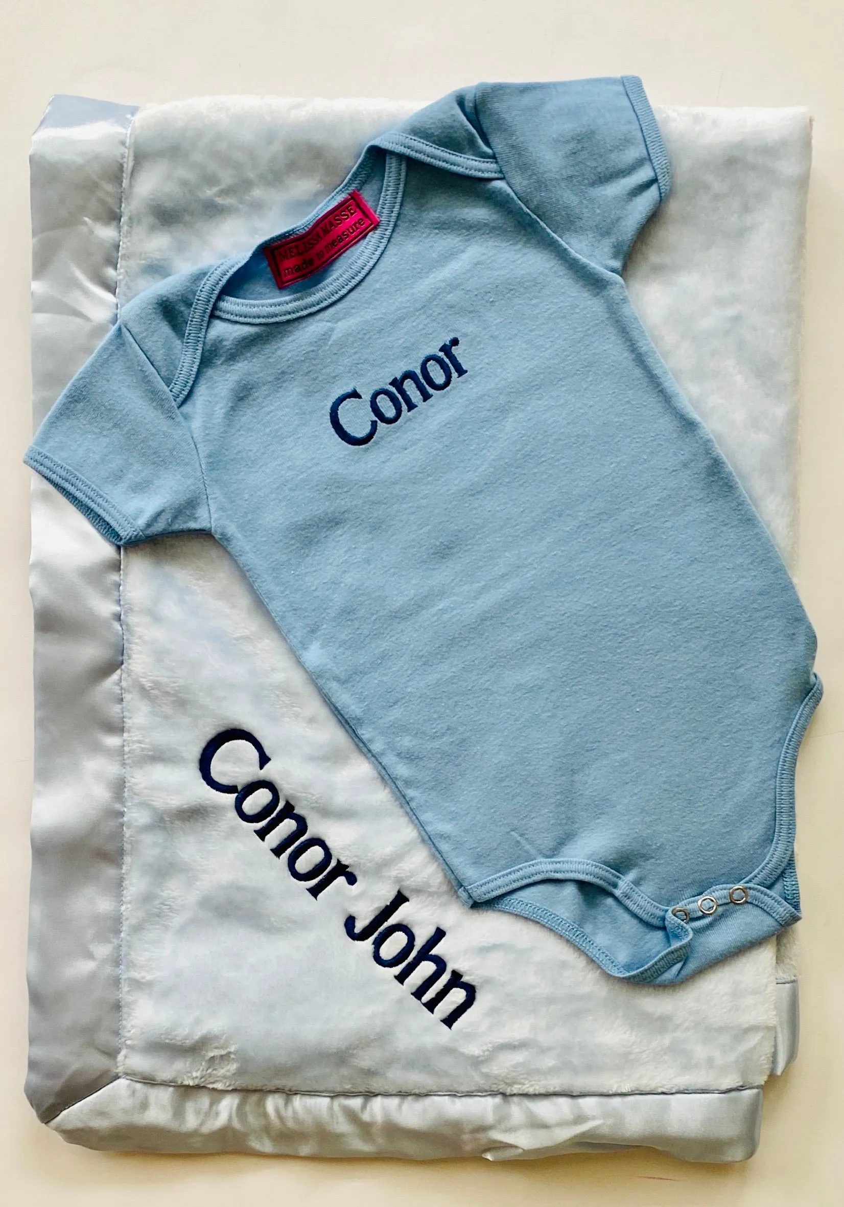 Baby onsies and t-shirts , Embroidered with name or monogram