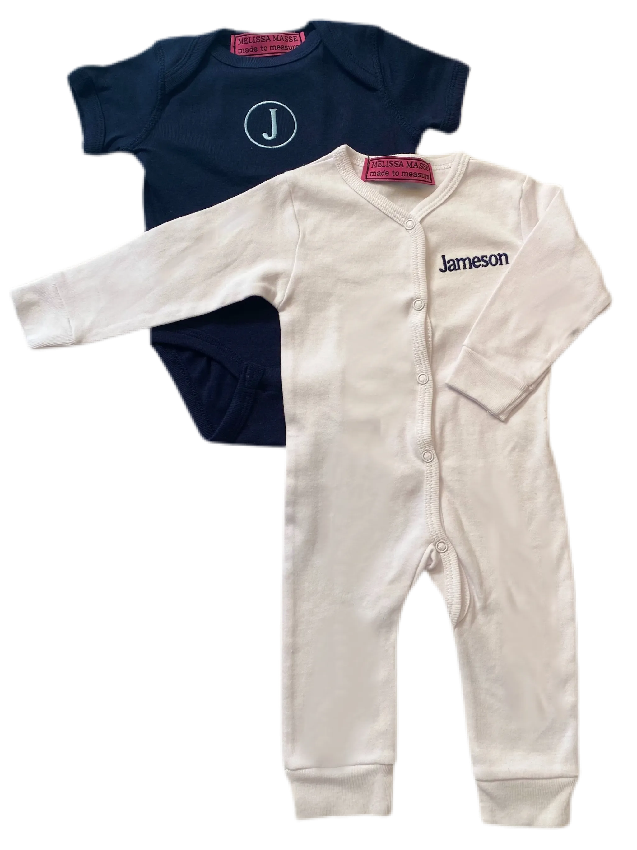 Baby onsies and t-shirts , Embroidered with name or monogram