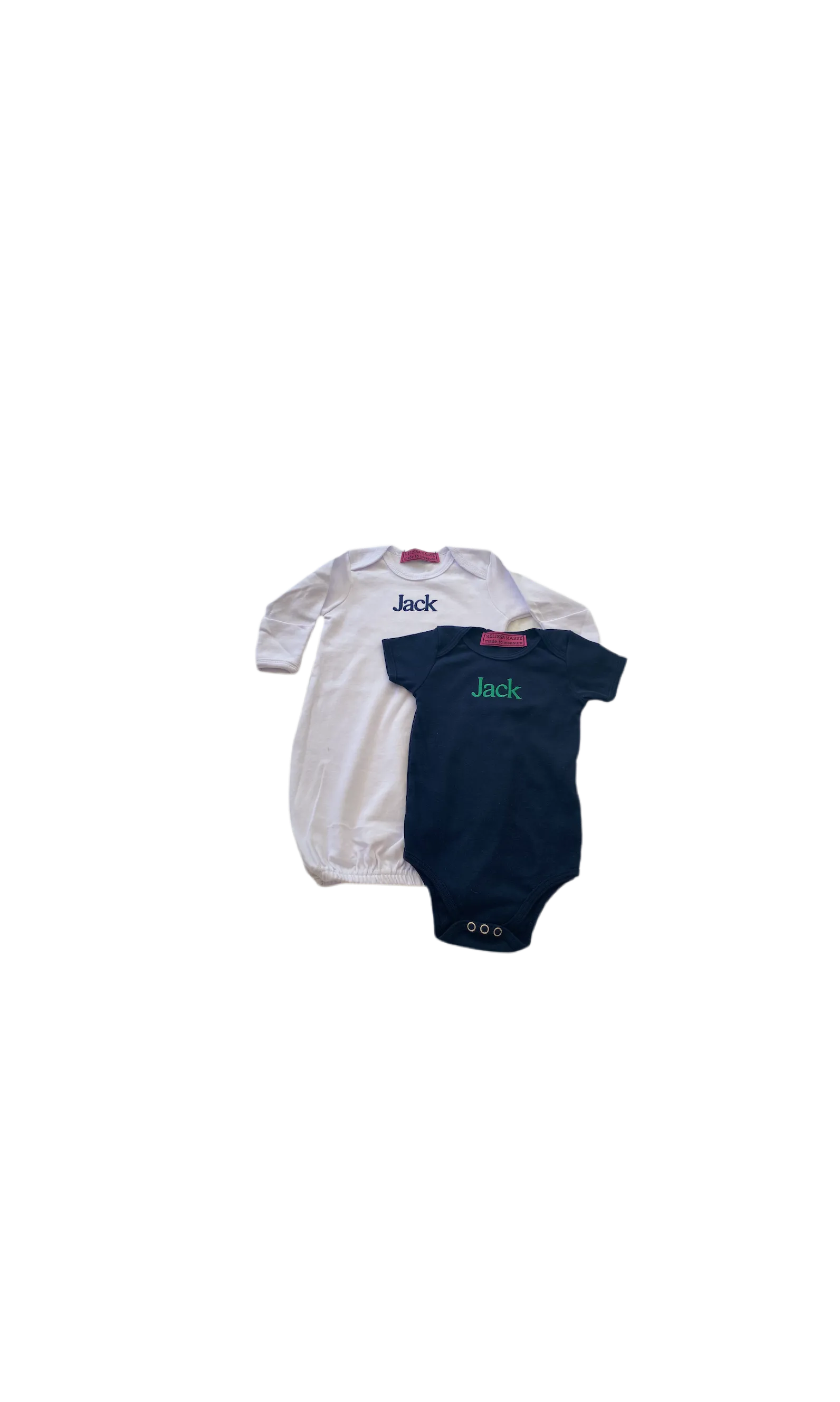 Baby onsies and t-shirts , Embroidered with name or monogram