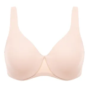 Beige Full Coverage Underwire Non-Padded Minimizer Bra for Women