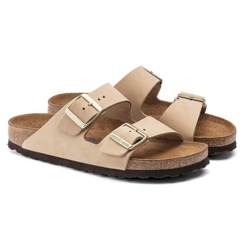 'Birkenstock' Women's Arizona Big Buckle Leather Sandal - Sandcastle