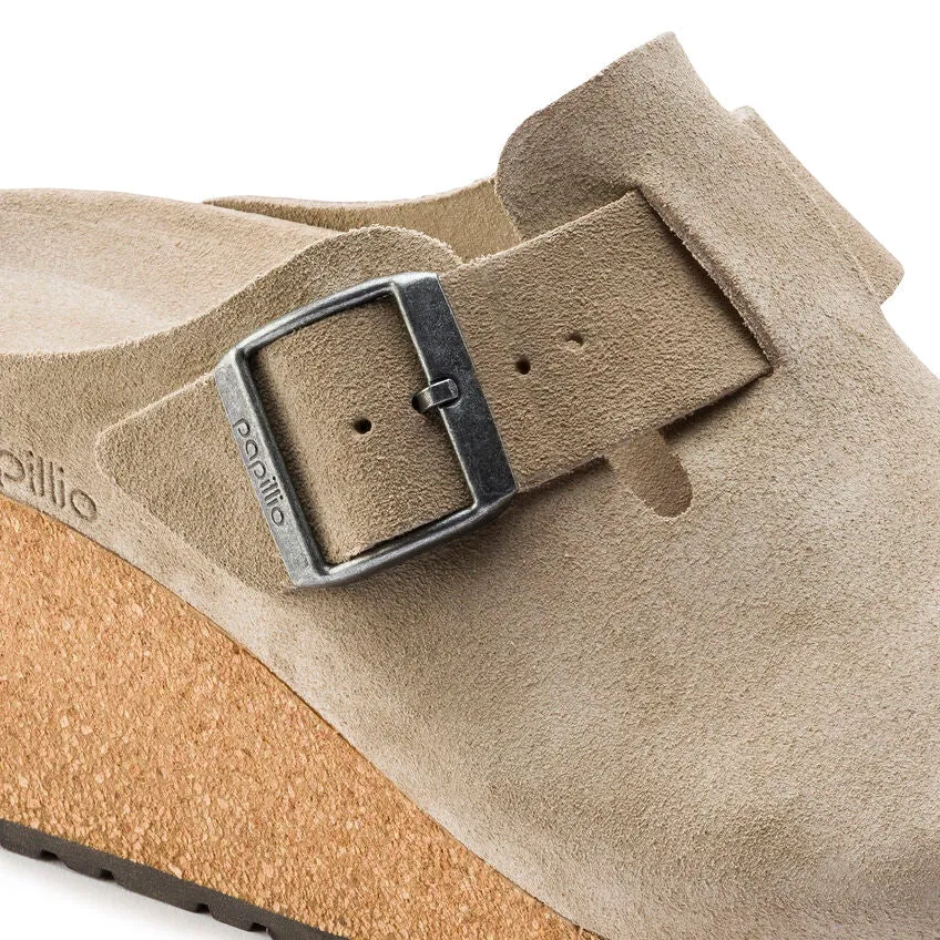 Birkenstock Women's Fanny Suede Leather (Taupe - Narrow Fit)