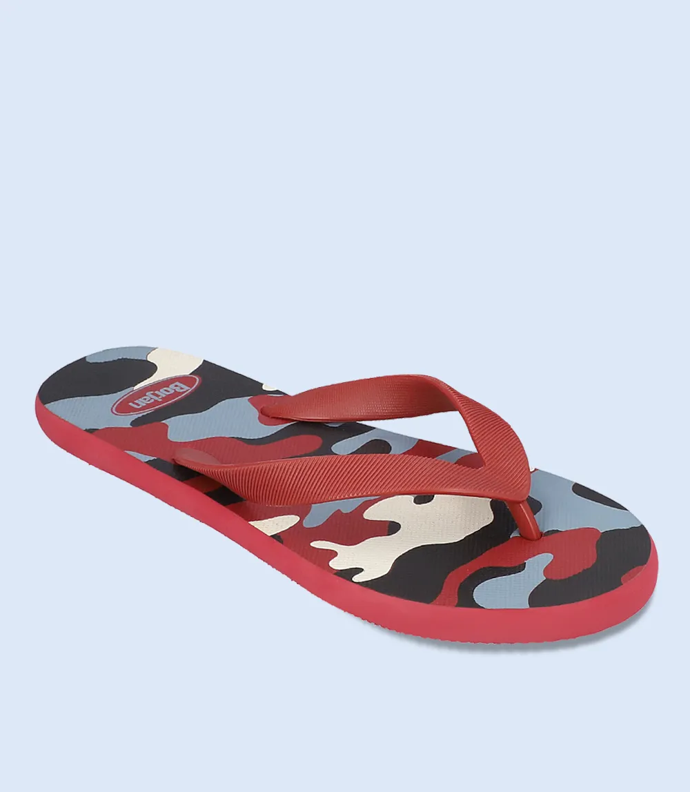 BM4965-RED-Men Chappal