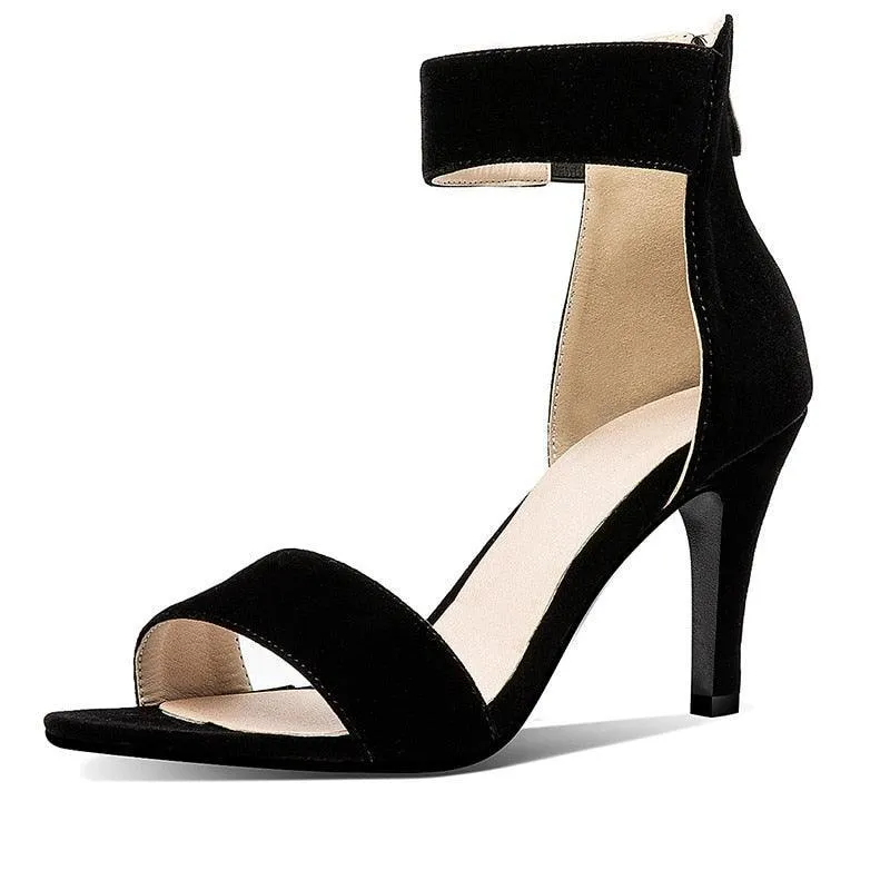 Buckle Strap Heel Sandals