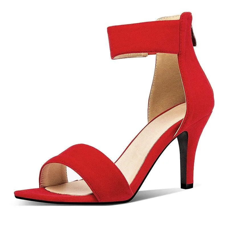 Buckle Strap Heel Sandals