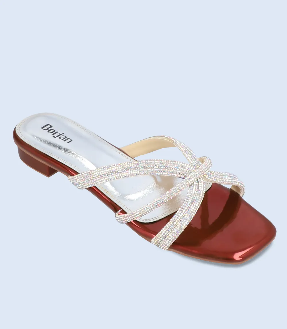 BW9420-MAROON-Women Slipper