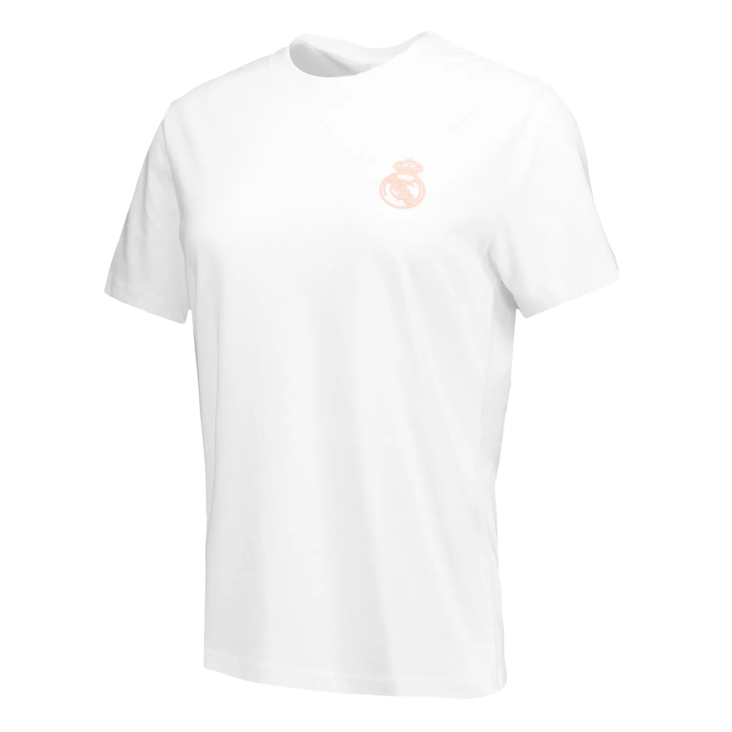 Camiseta Mujer ECO Essentials Real Madrid Escudo Monocolor Blanca