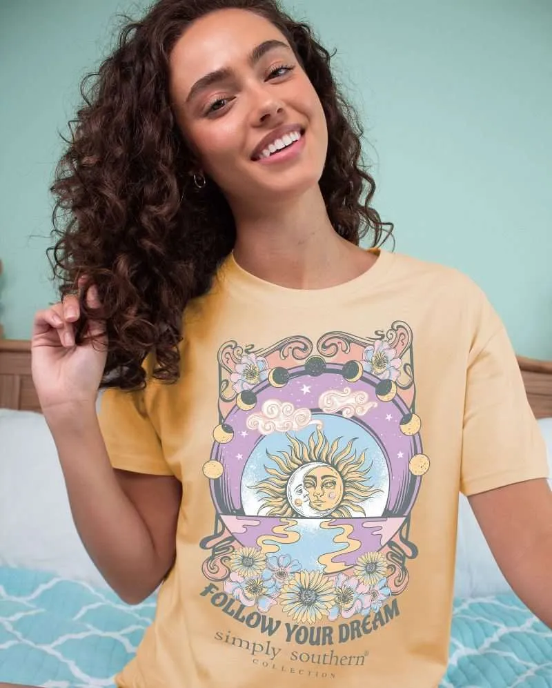 Celestial Dreams Boxy Tee - Follow Your Dream