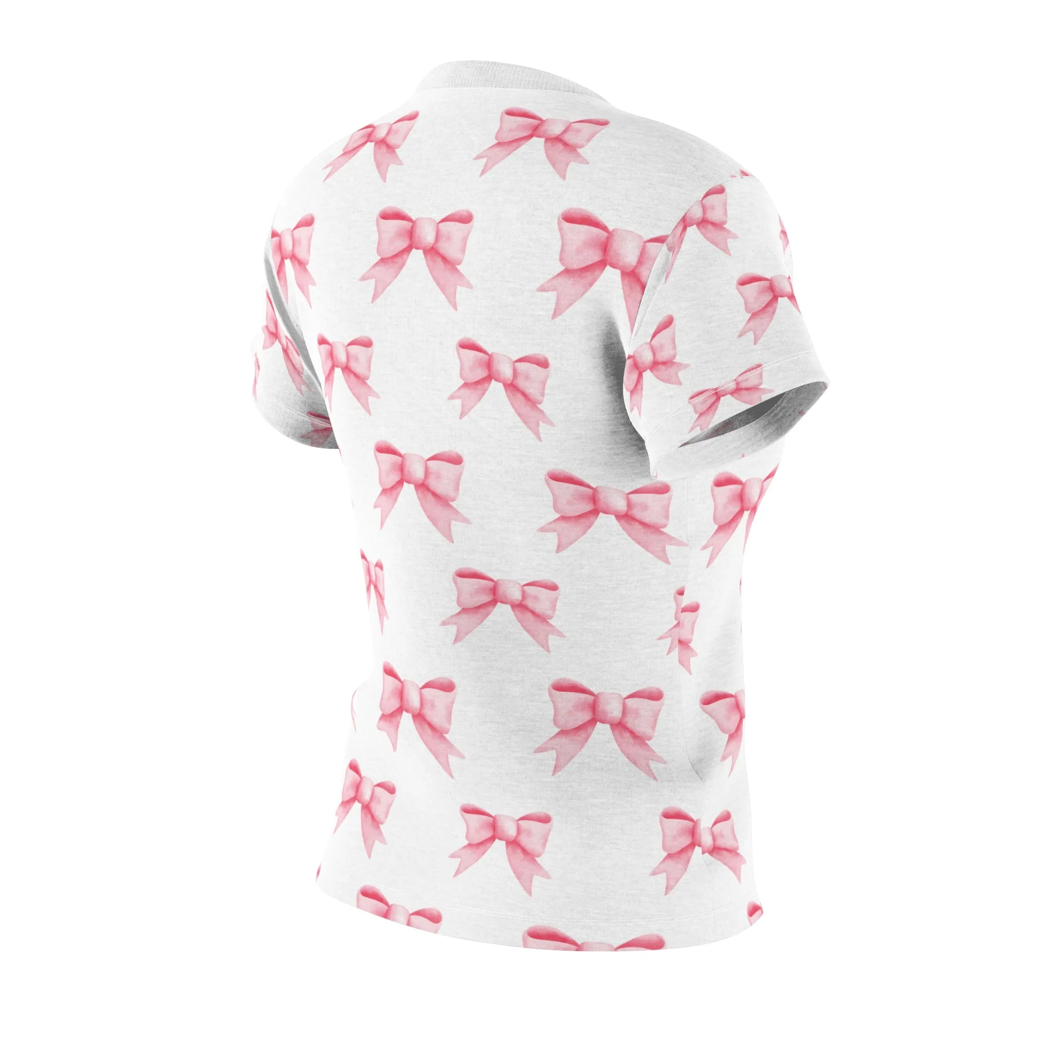 Coquette Clothes Top Pink Bow Tee For Women T-shirt