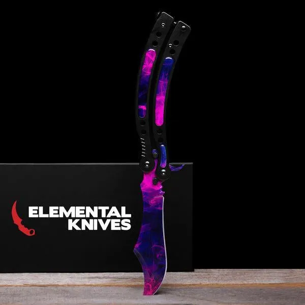 Doppler Phase 2 Folding Butterfly Knife