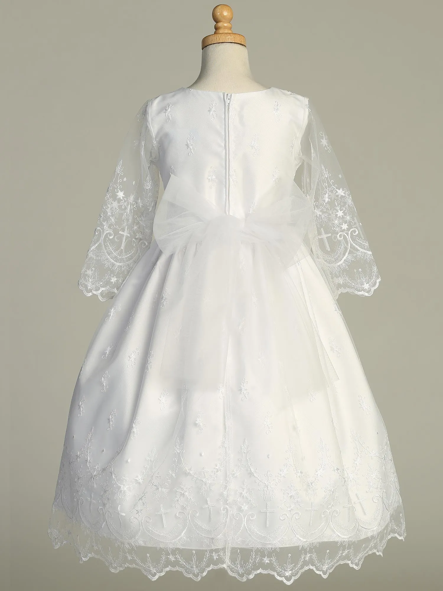 Embroidered First Communion Gown