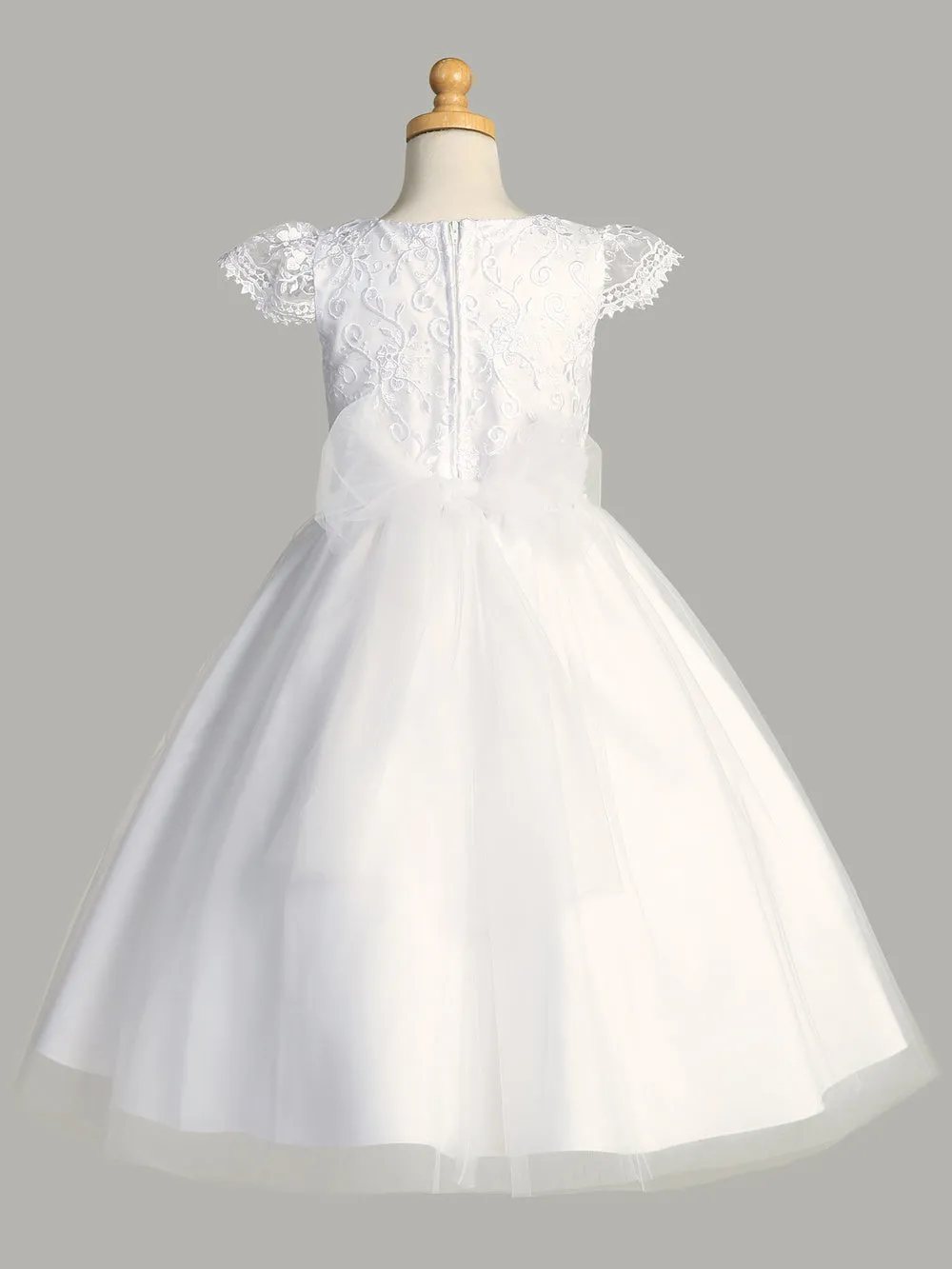 Embroidered First Communion Gown