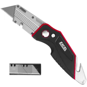 Excel Folding Utility Knife with 5 Blades