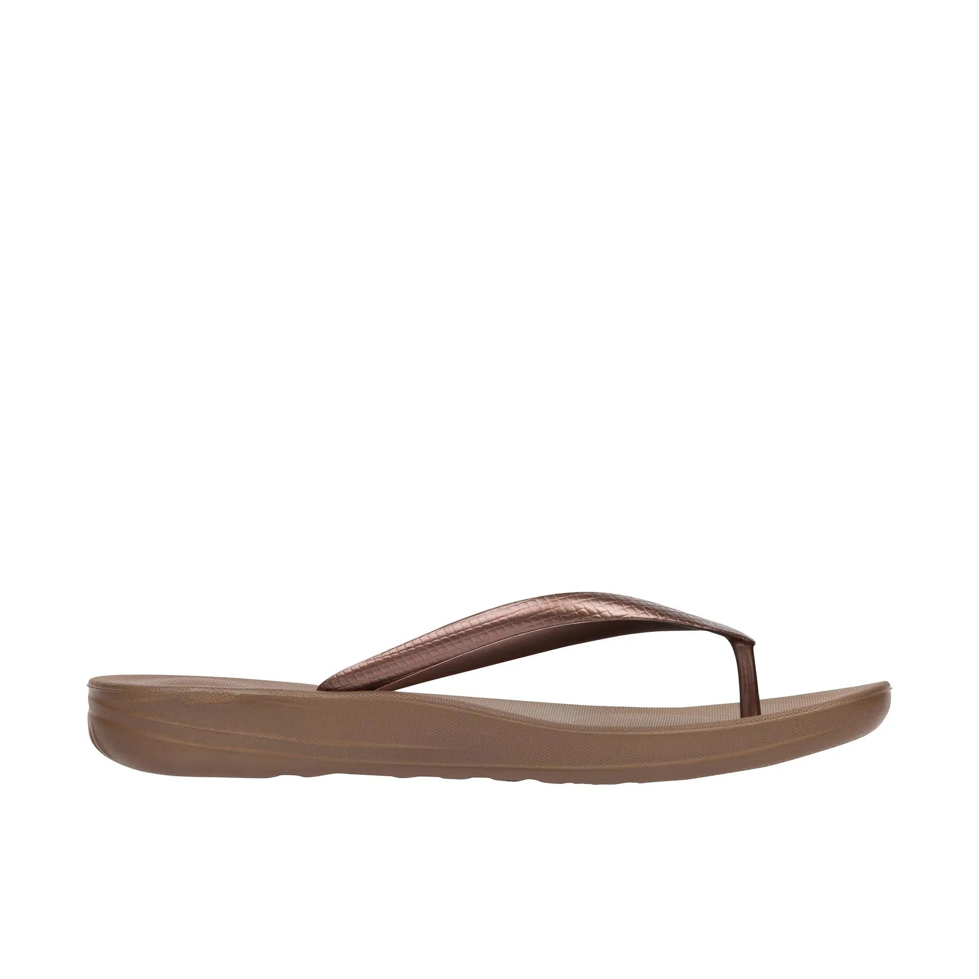 FitFlop Womens Iqushion Ergonomic Flip Flop Bronze