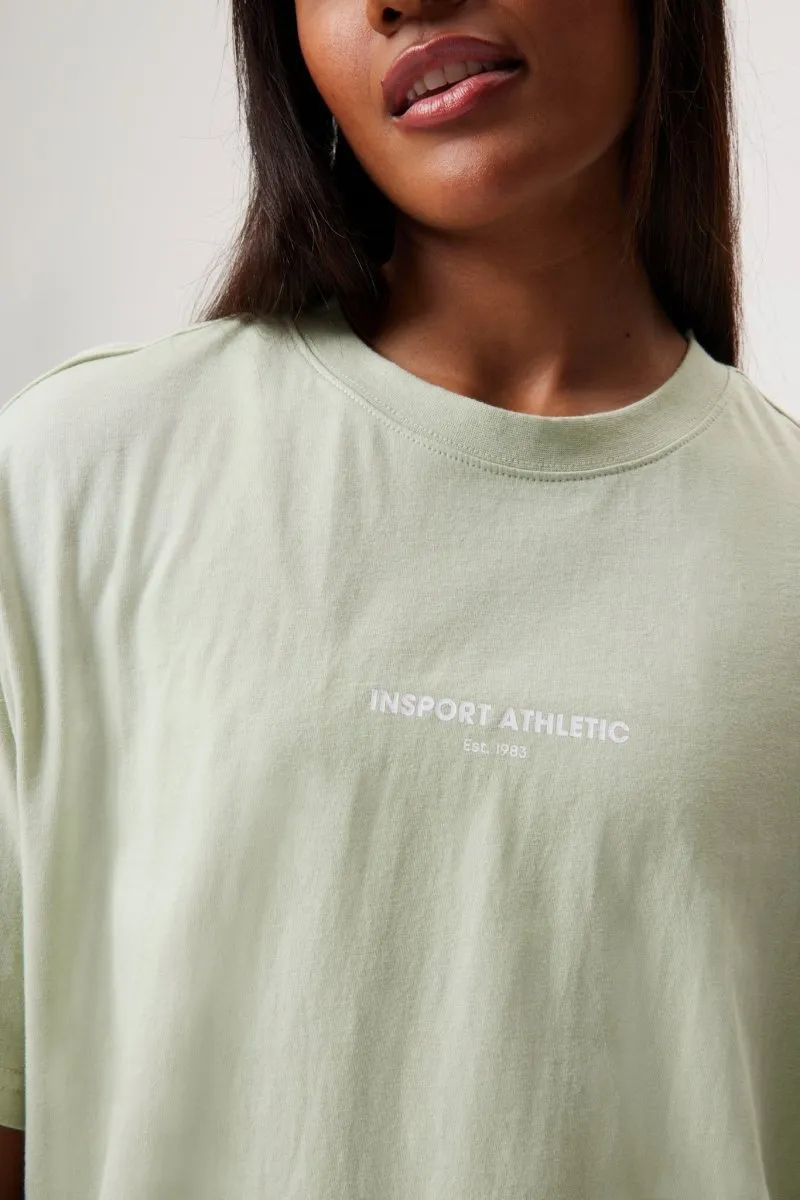 INSPORT WOMEN'S BAILEY OVERSIZED GREEN TEE