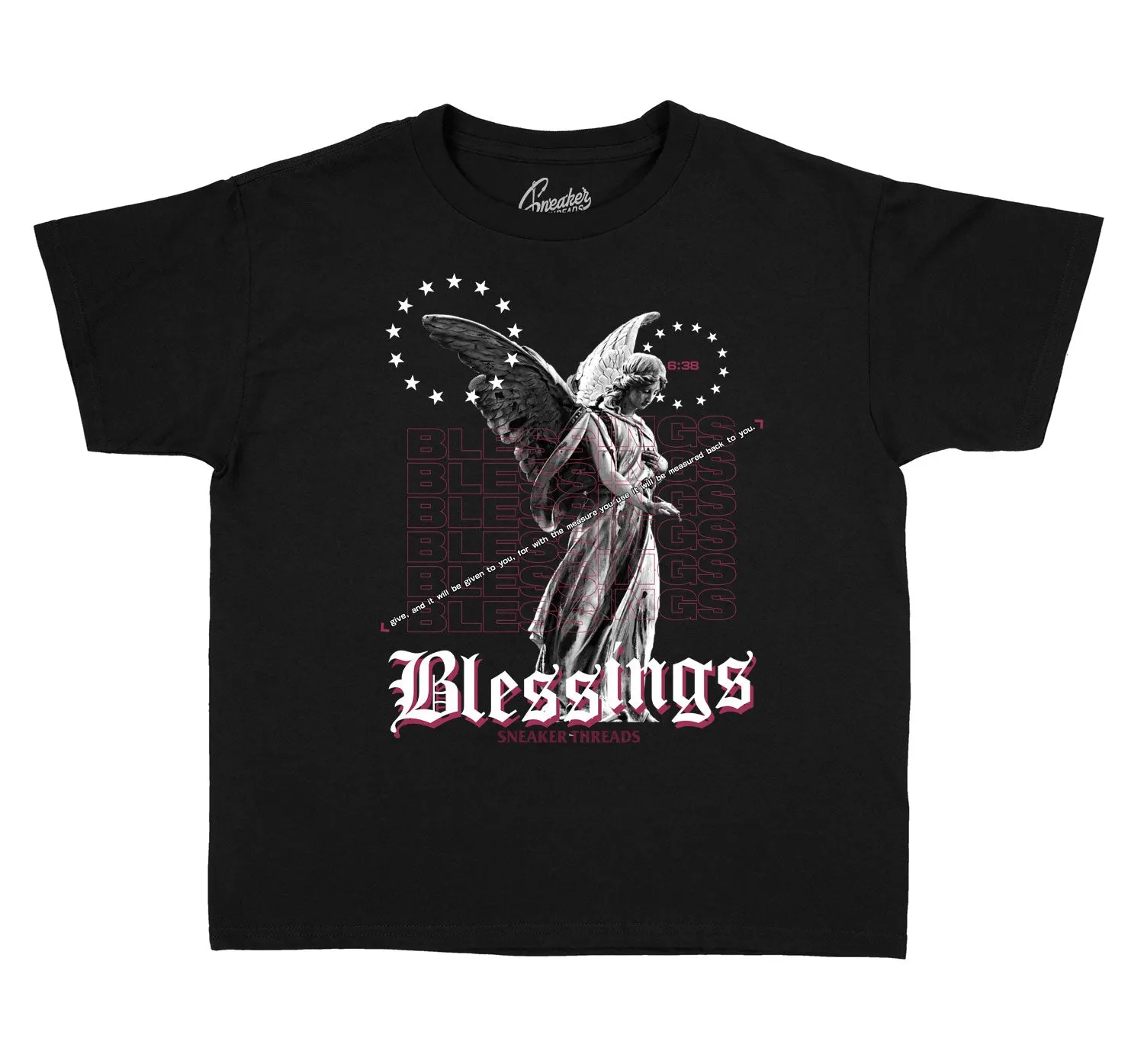 Kids - Burgundy 8 Blessings Shirt