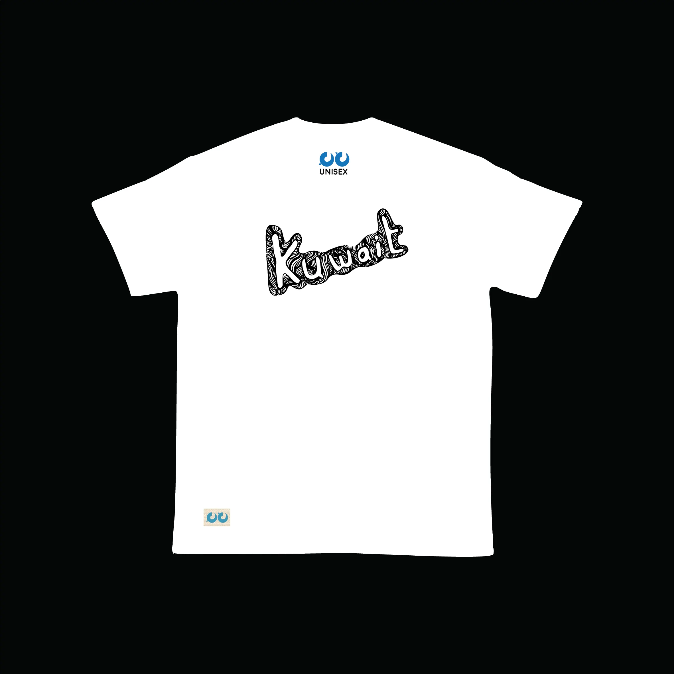 Kuwait script (Thick T-shirt)