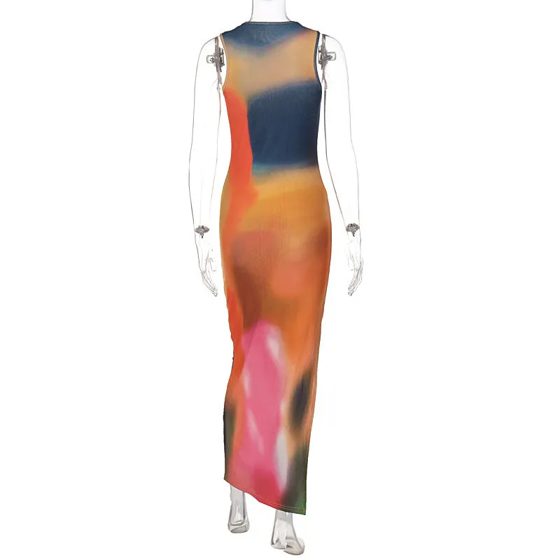 Mathis Tie-Dye Maxi Dress