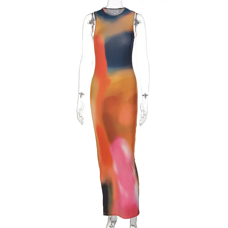 Mathis Tie-Dye Maxi Dress