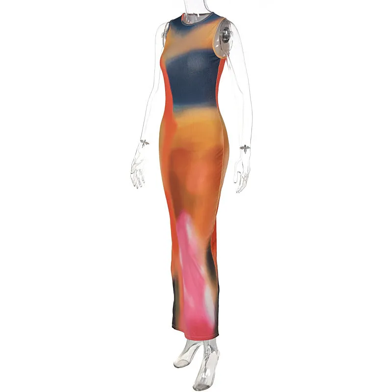 Mathis Tie-Dye Maxi Dress