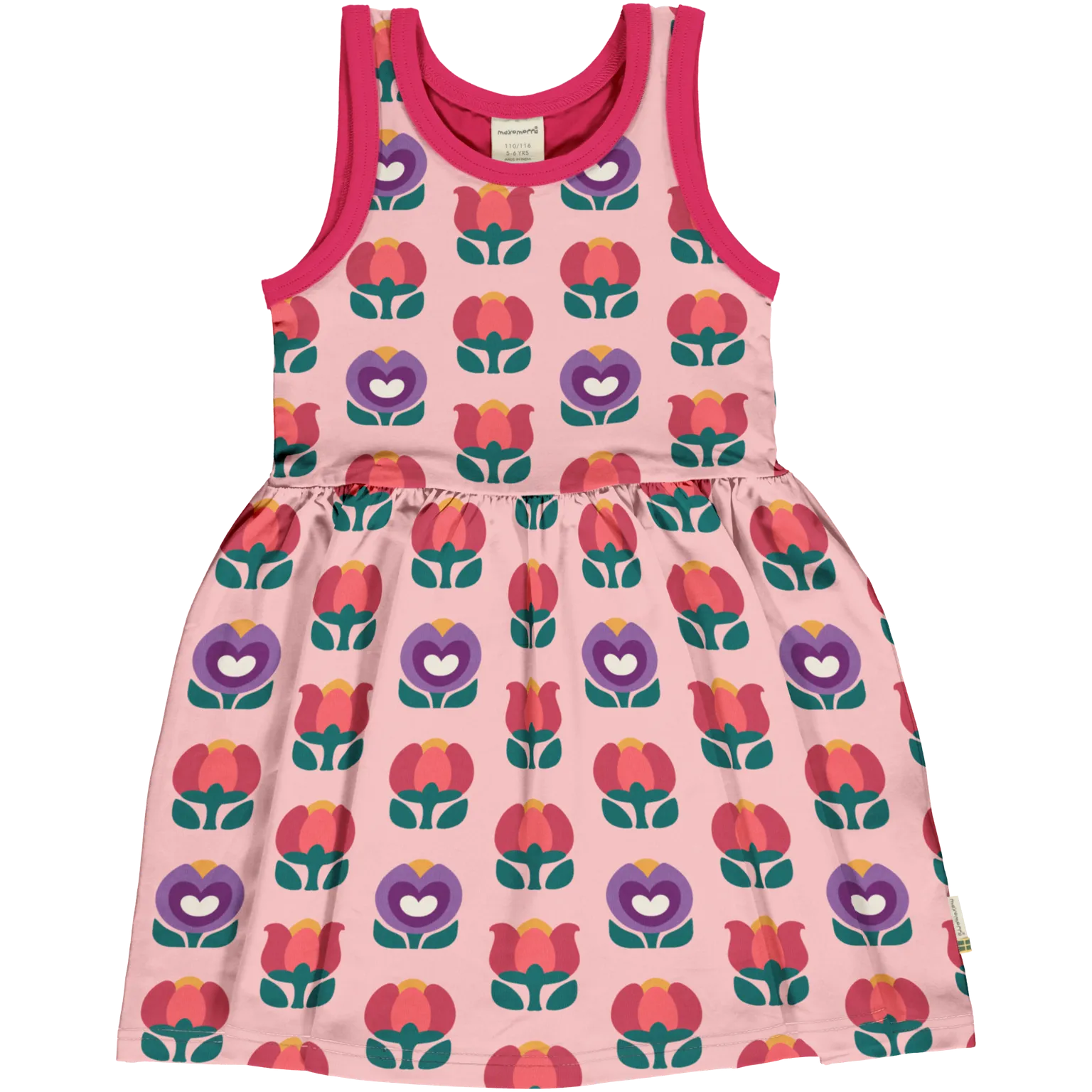 Maxomorra Picnic Tulip Sleeveless Spin Dress