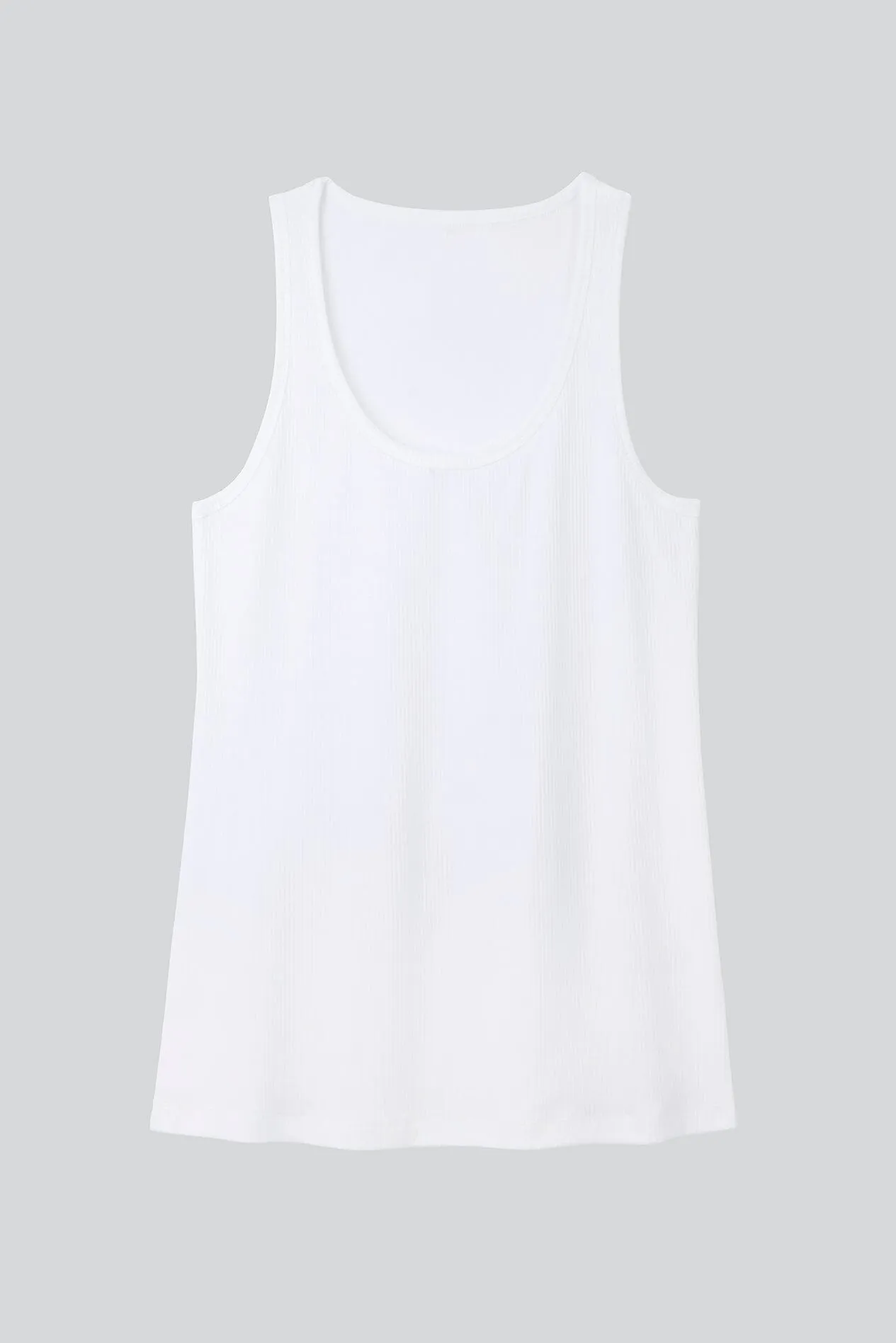 Organic Cotton Scoop Neck Tank Top | Multiple Colours