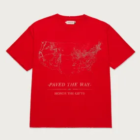 PAVE THE WAY TEE ORANGE