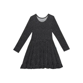 Posh Peanut Aggie L/S Ruffled Twirl Dress