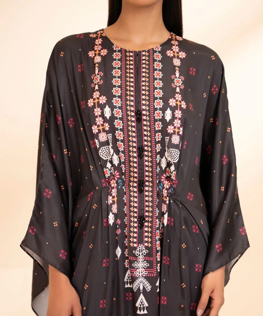 Printed Silk Kaftan