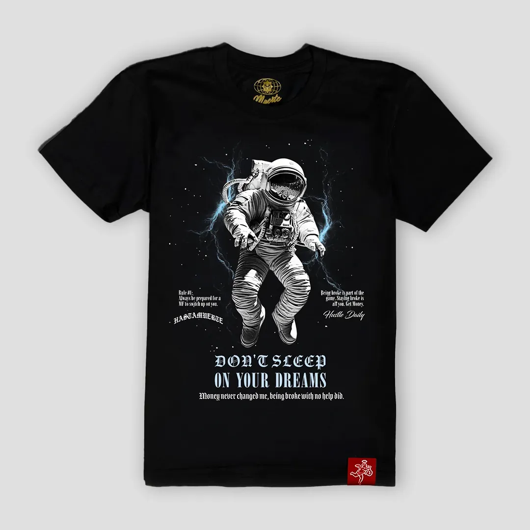 RED LABEL - FINAL FRONTIER TEE BLACK