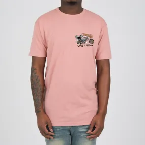 RIDE TO GLORY TEE PINK