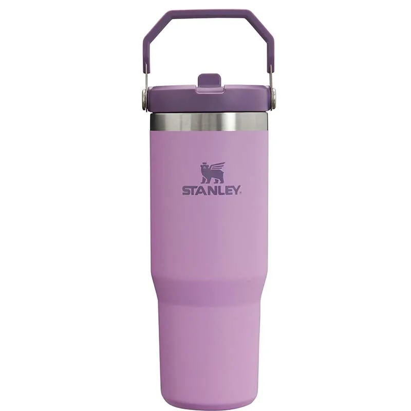 The 30oz IceFlow Flip Straw Tumbler in Lilac