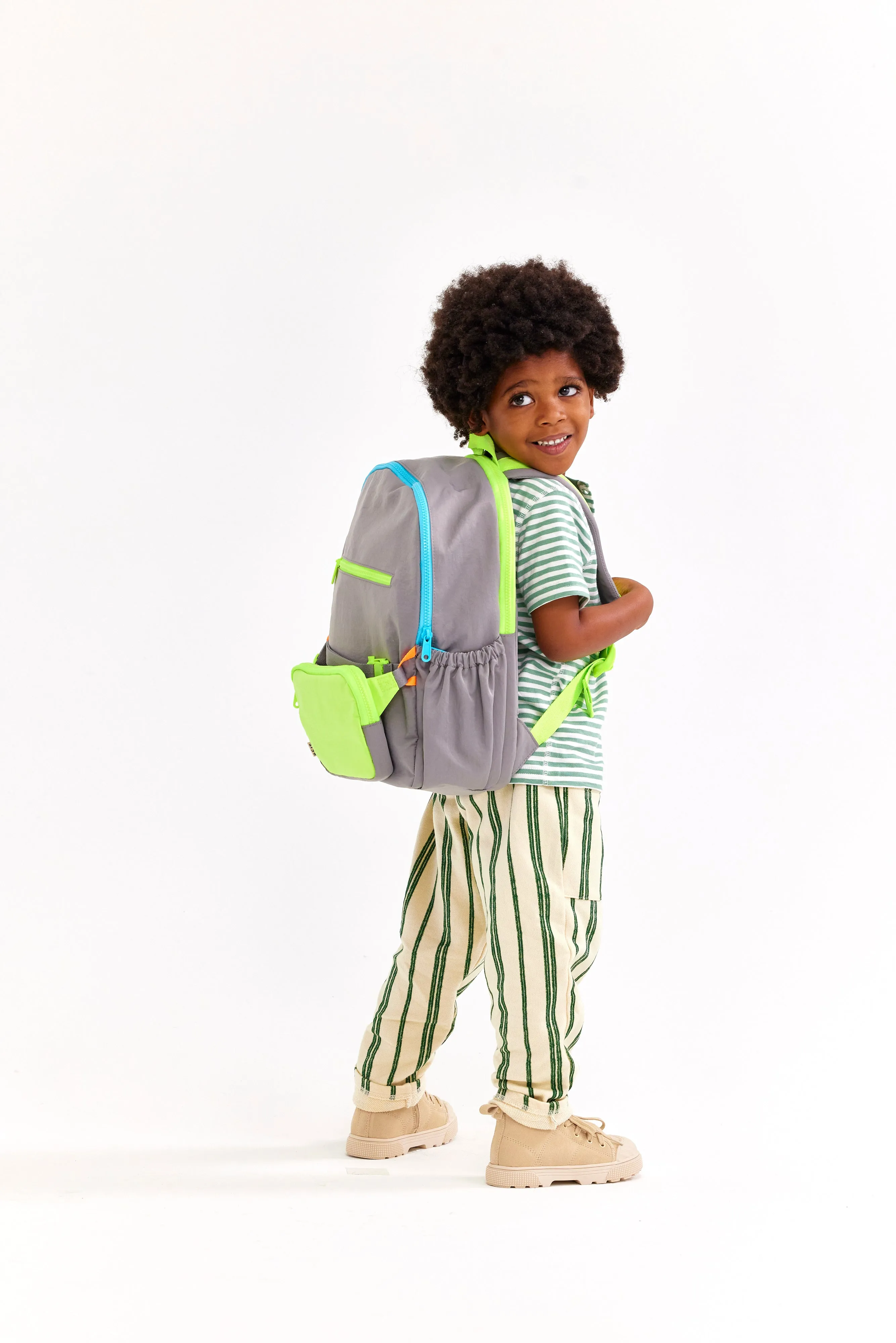 The Kids Backpack in Grey