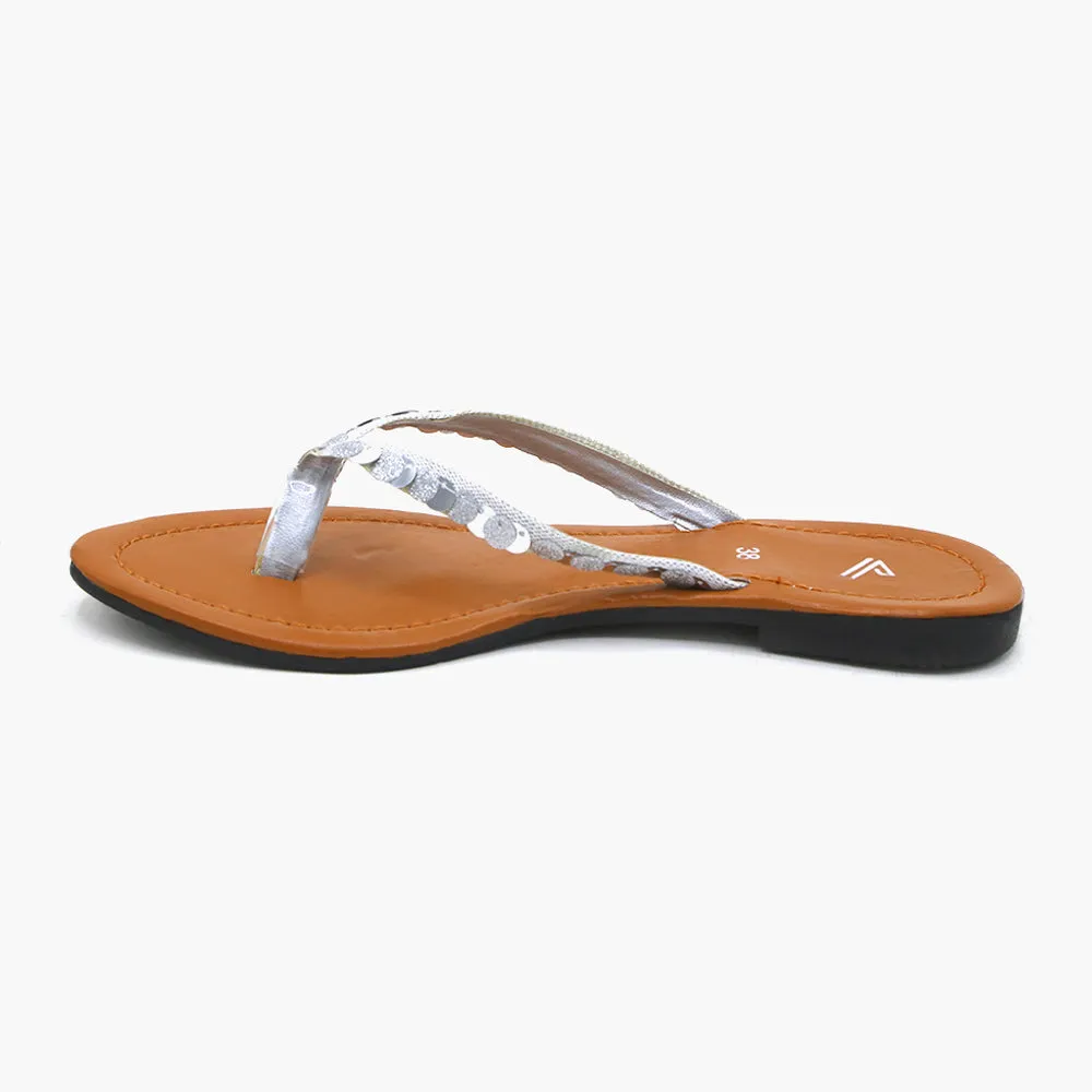 Women's Slipper - Silver