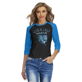 Yahuah Yahusha 01-06 Ladies Designer 3/4 Raglan Sleeve T-shirt